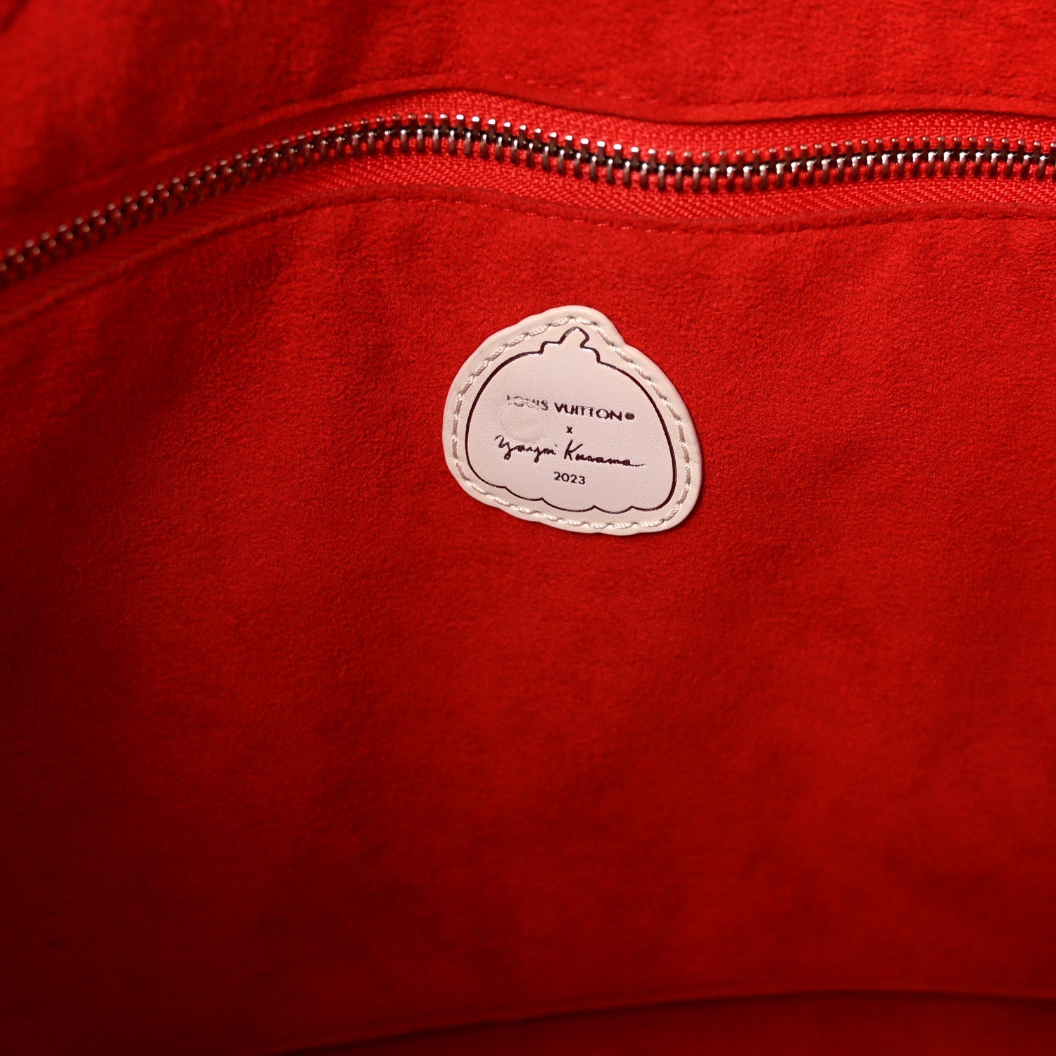 LV X YK Empreinte Infinity Dots Neverfull MM Rouge White