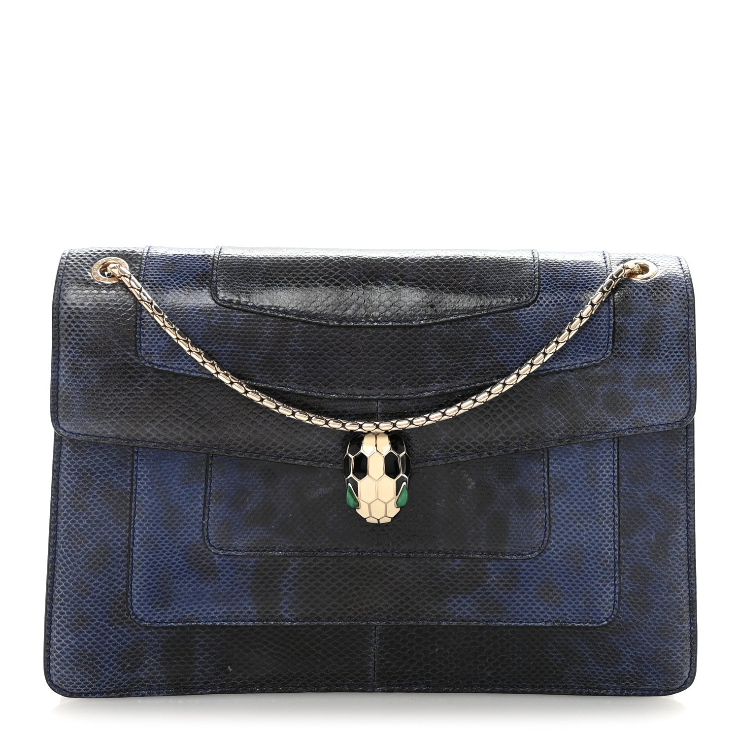 Karung Serpenti Forever Crossbody Dark Blue