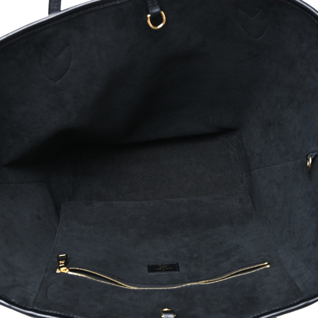 Raffia Saint Jacques Tote Black