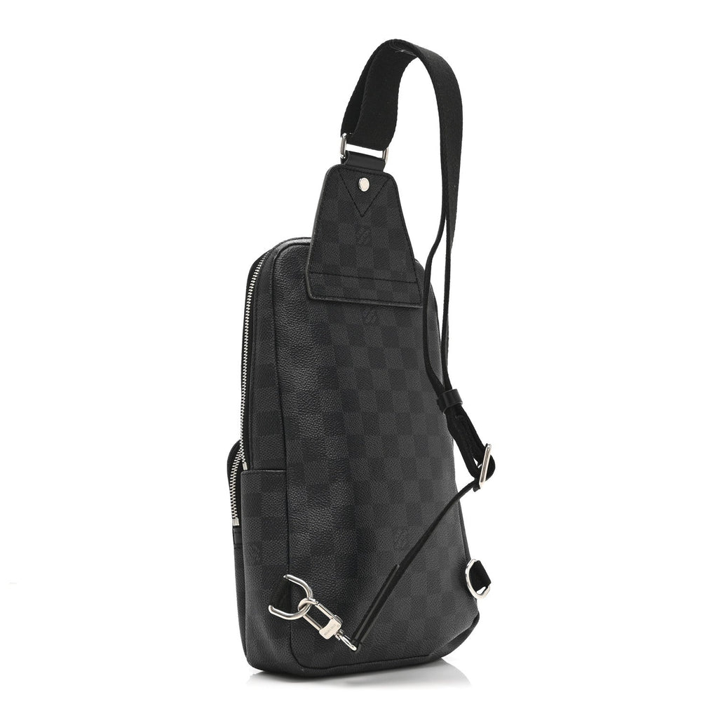 Damier Graphite Logo Avenue Sling Backpack