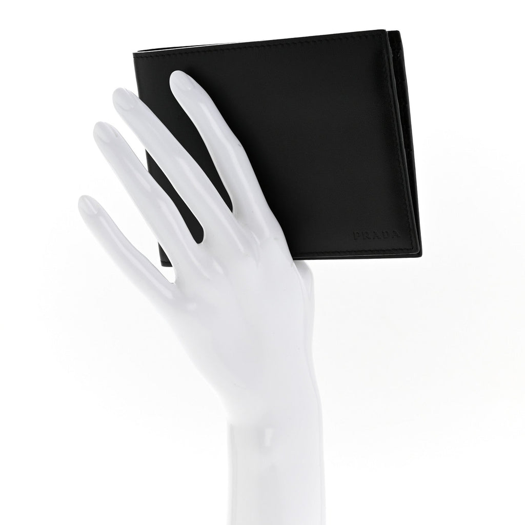 Soft Calf Bi-Fold Wallet Black