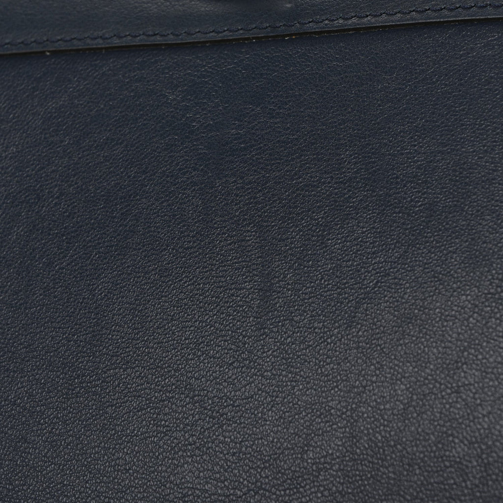 Shiny Smooth Calfskin Medium Frame Shoulder Bag Blue Purple