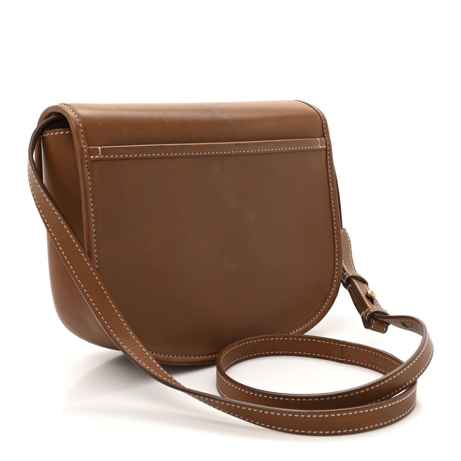 Vegetable Tanned Calfskin Le Caban Satchel Bag Brick