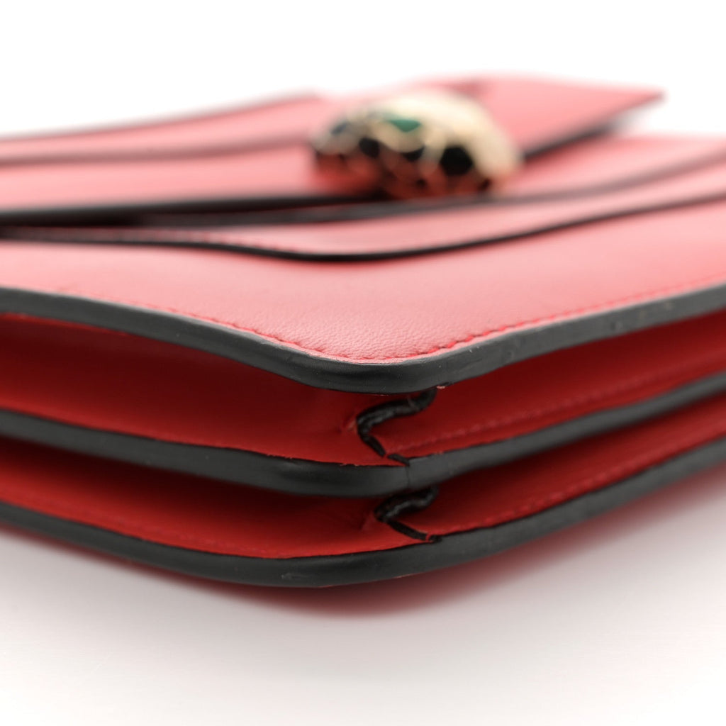 Calfskin Serpenti Forever Shoulder Bag Red