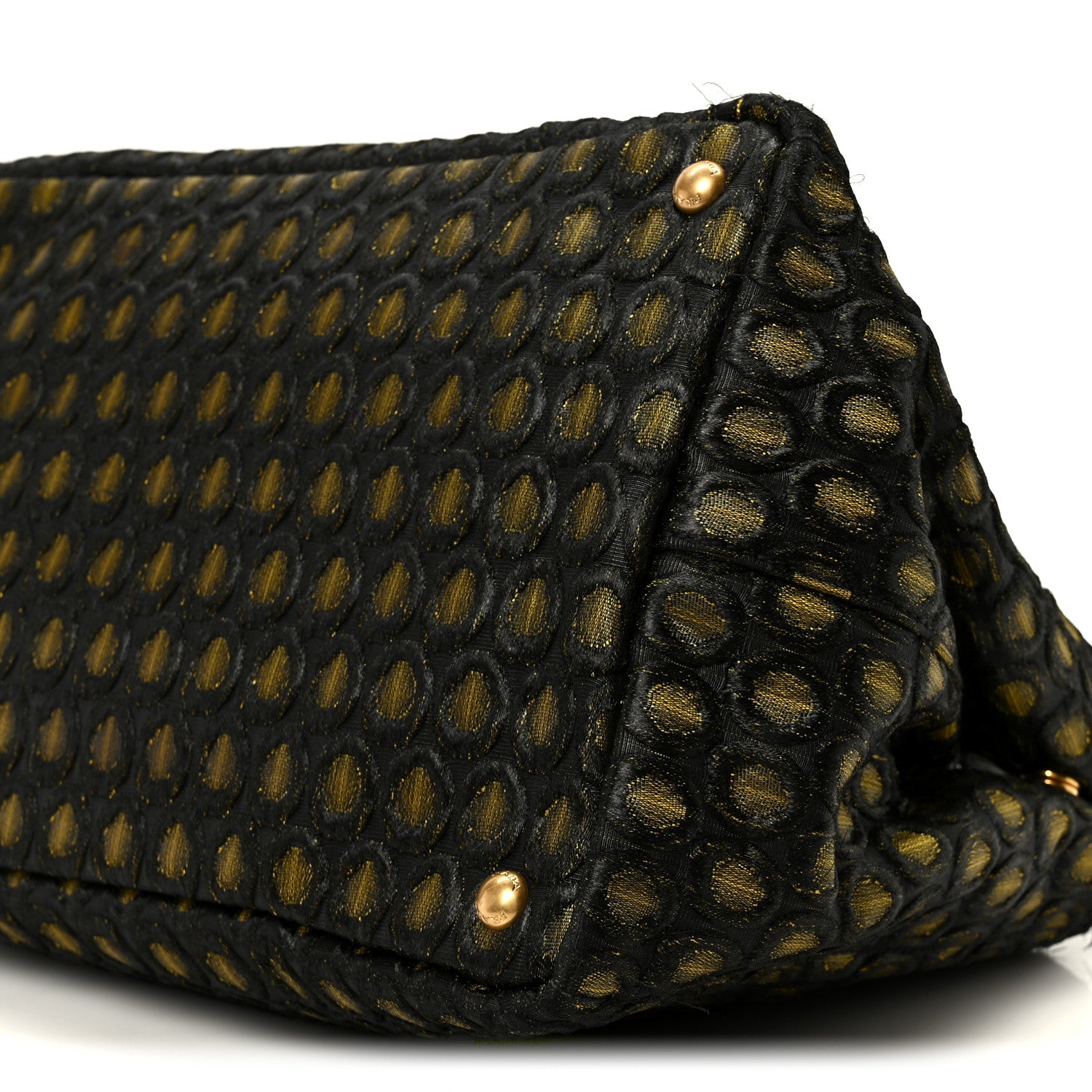 Tessuto Jacquard Canapa Tote Giallo