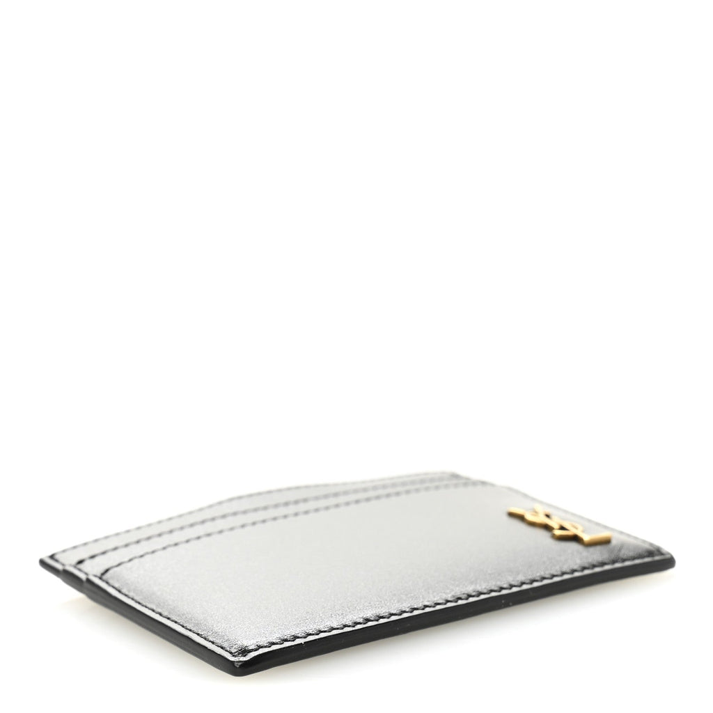 Calfskin Tiny Cassandre Credit  Case Black