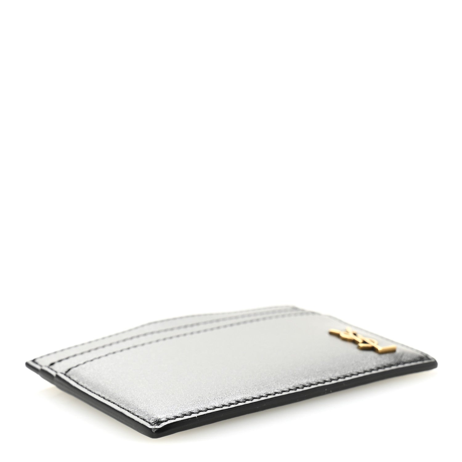 Calfskin Tiny Cassandre Credit  Case Black