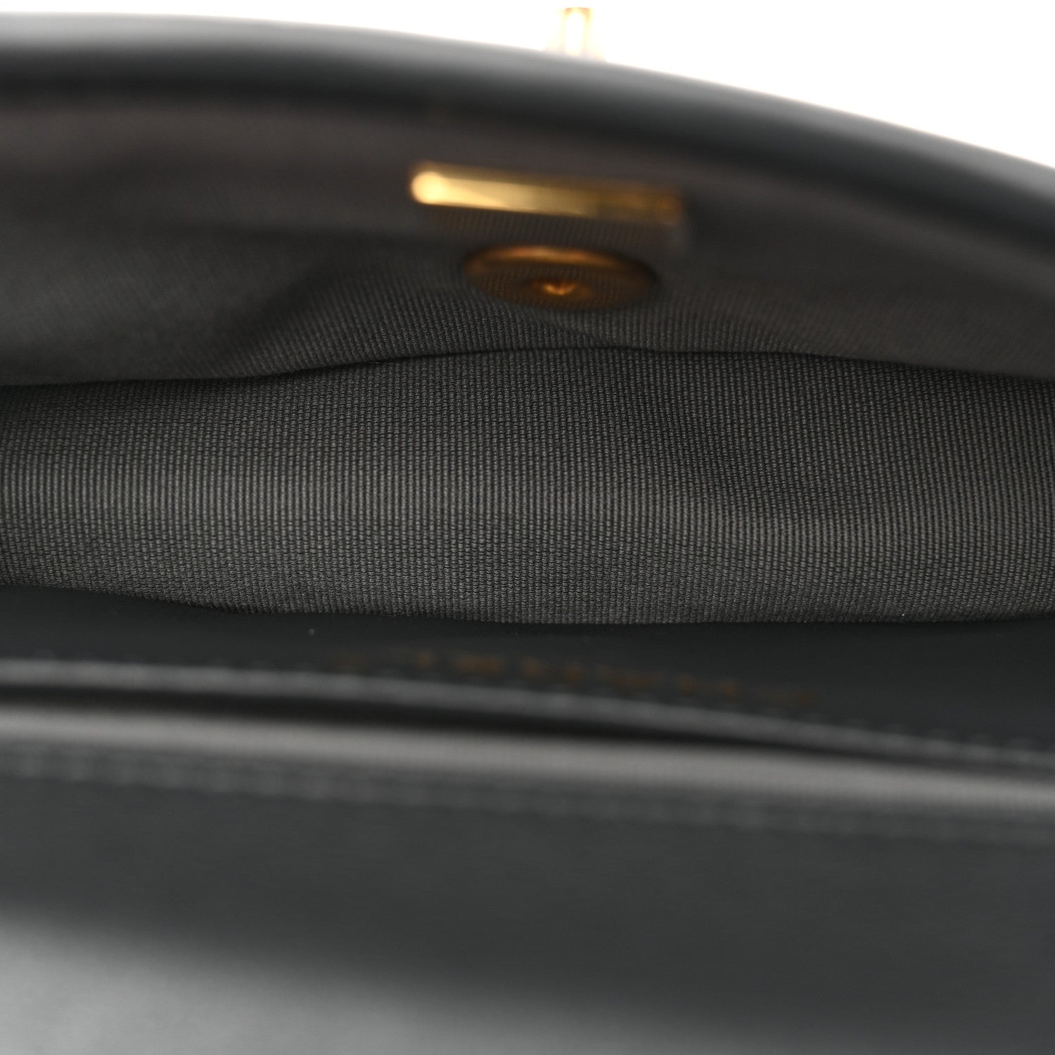 Denim Quilted Mini Flap Grey