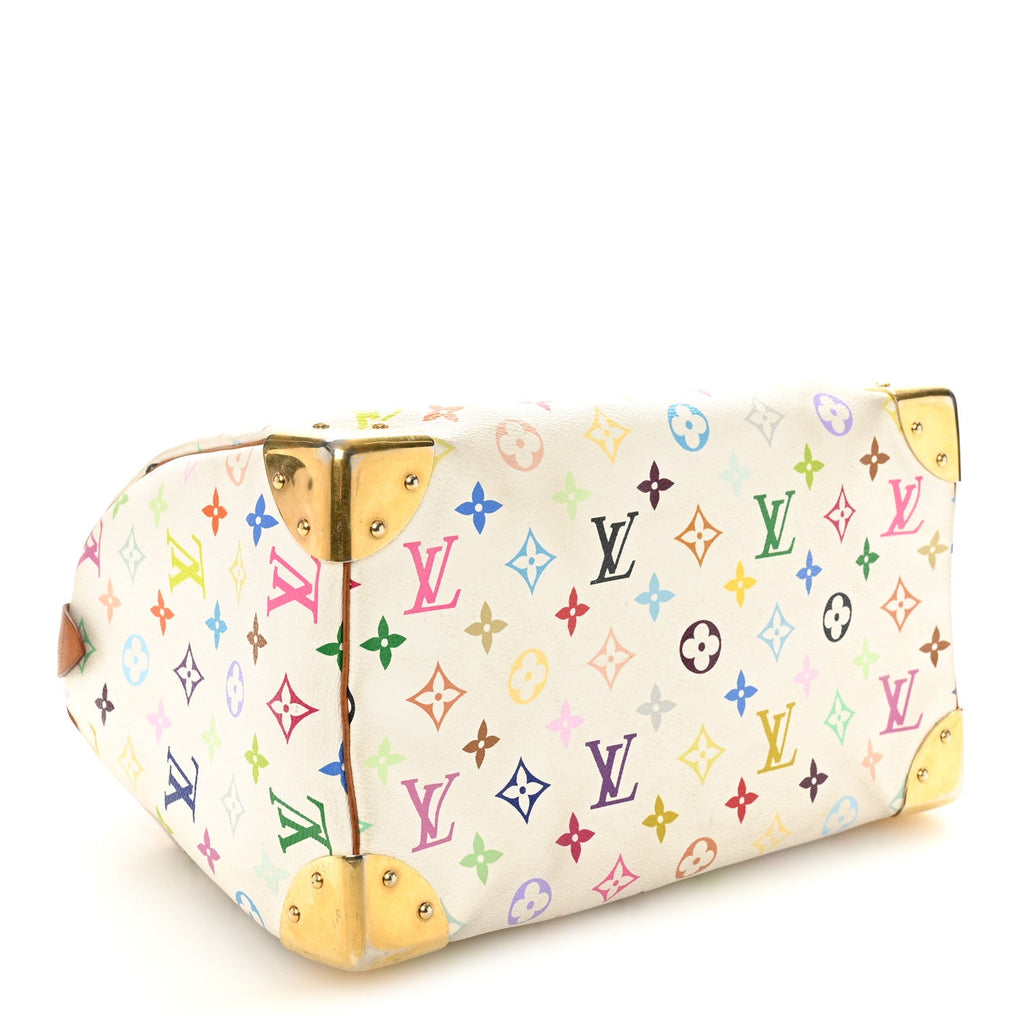 Monogram Multicolor Speedy 30 White
