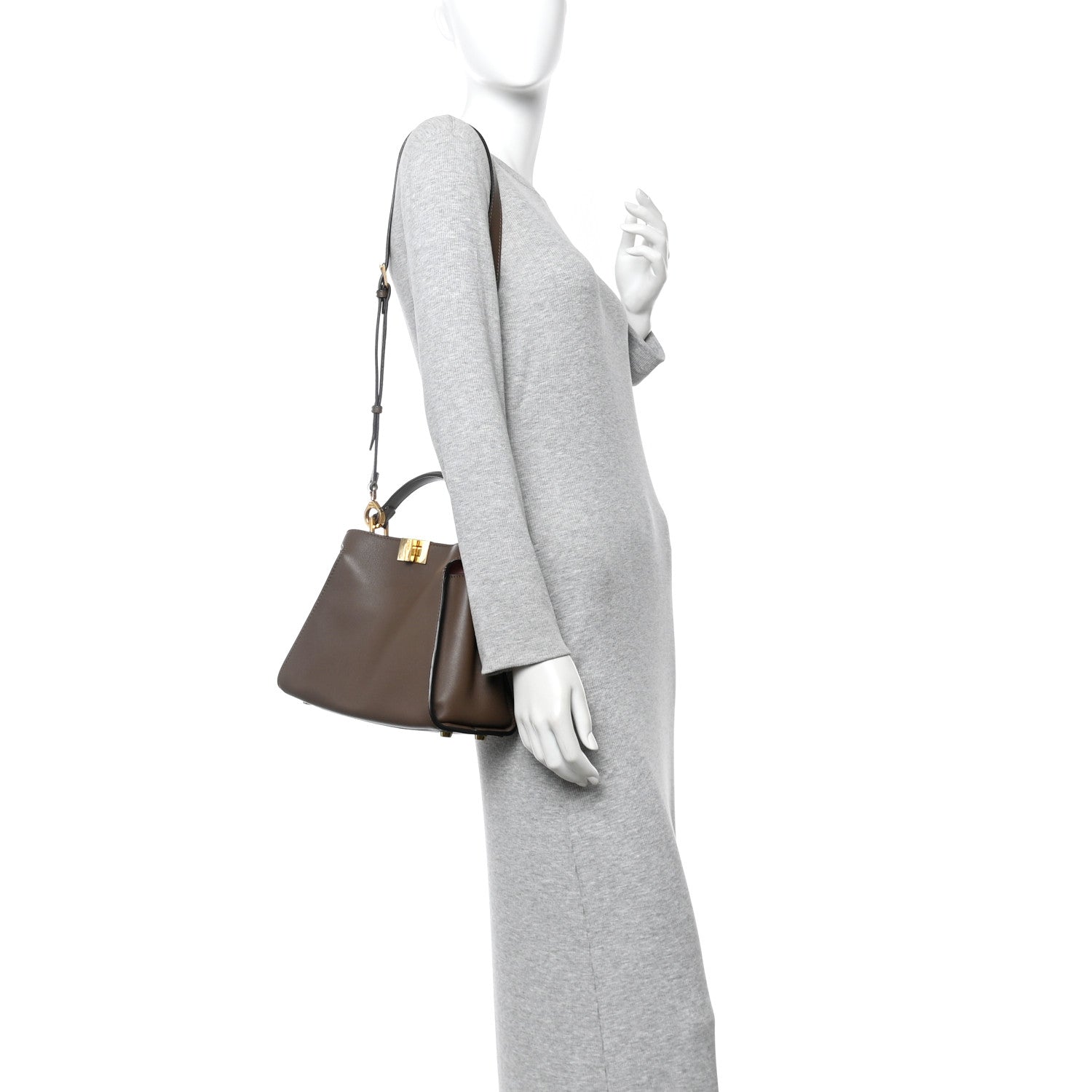 Vitello Tahiti Burro Bi-Color Medium Peekaboo Iconic Essentially Satchel Maya Camelia Confetto