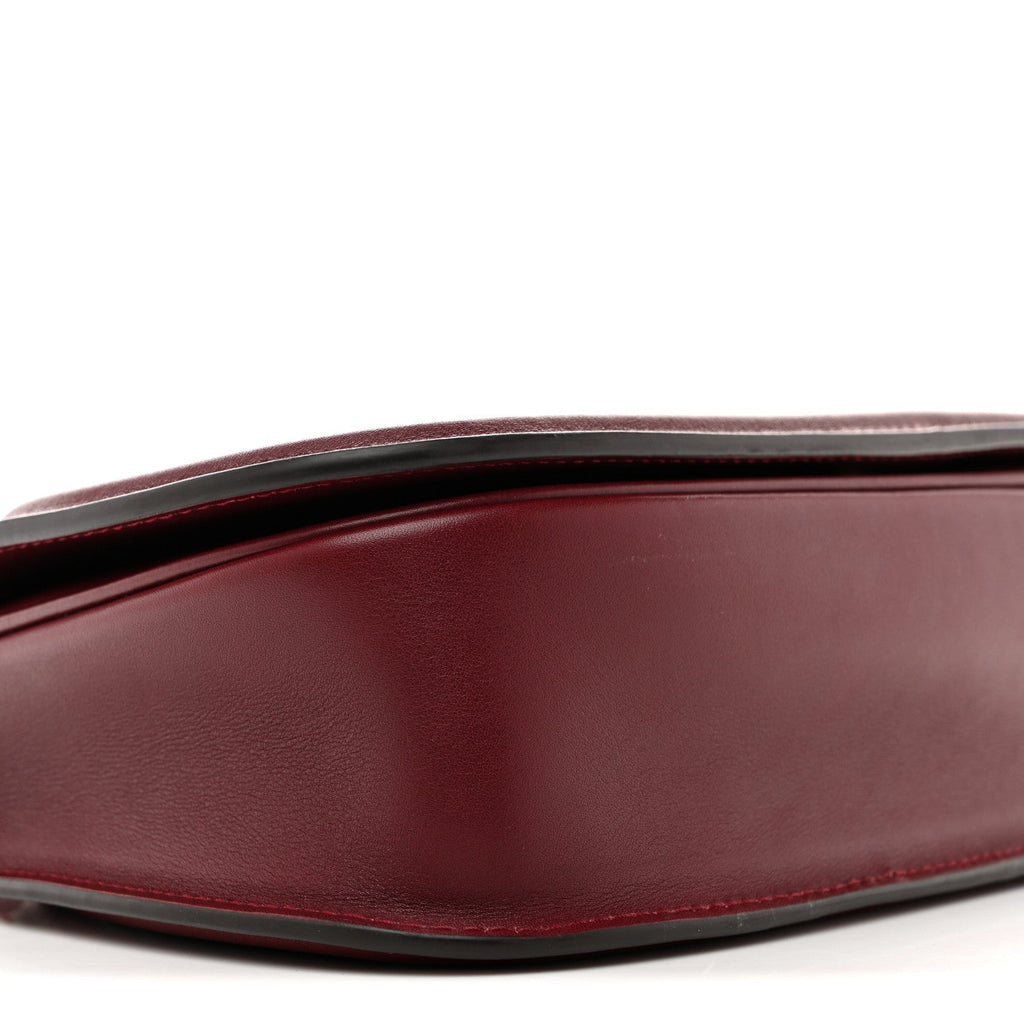 Roxy Calfskin Medium Blondie Top Handle Bag Rosso Ancora