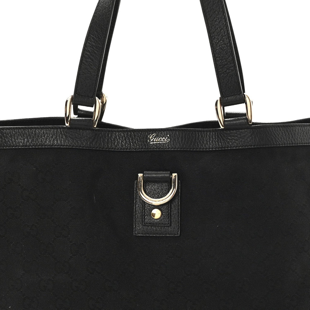 Monogram Large Abbey Tote Black
