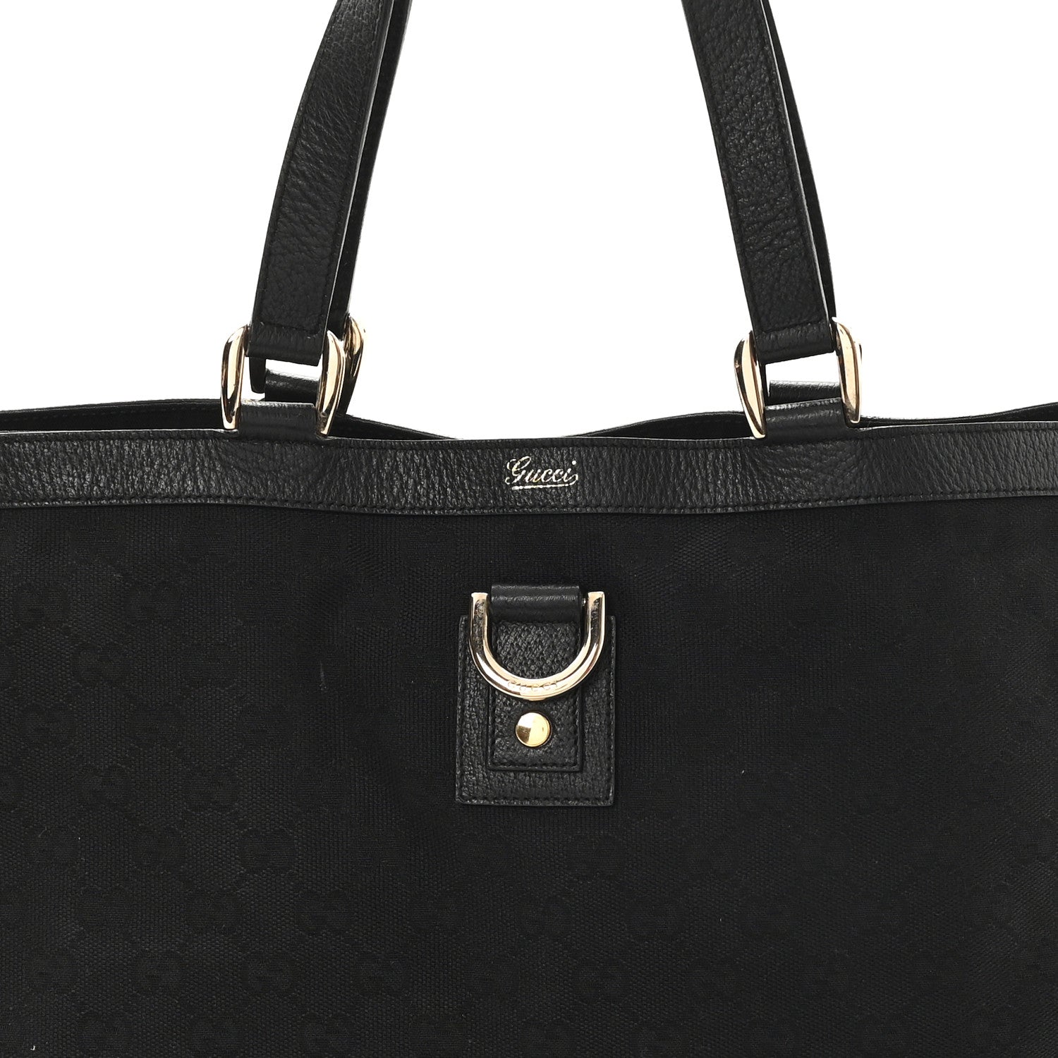 Monogram Large Abbey Tote Black