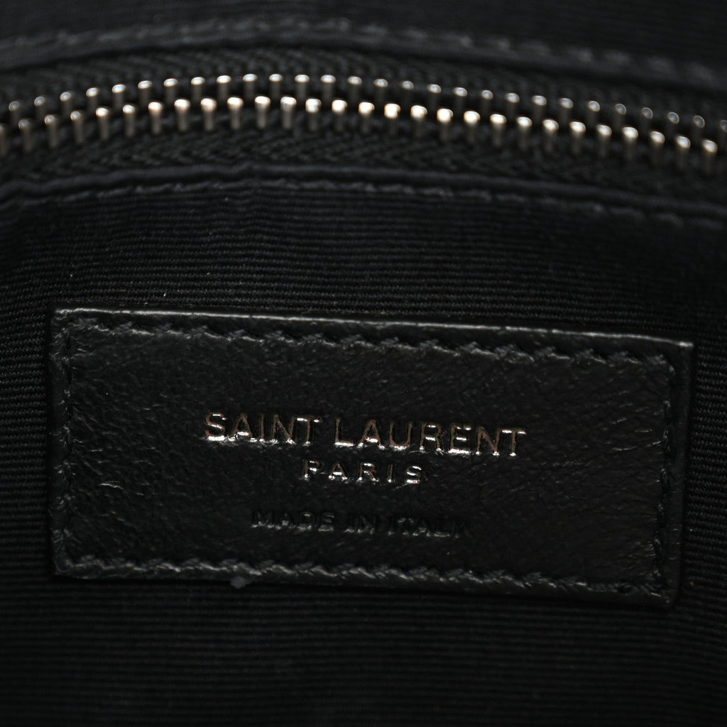 Crinkled Calfskin Matelasse Monogram Niki Chain Wallet Crema Soft