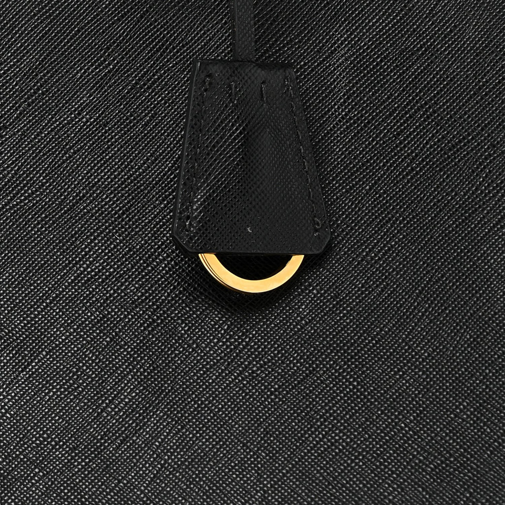 Saffiano Lux Large Tote Black