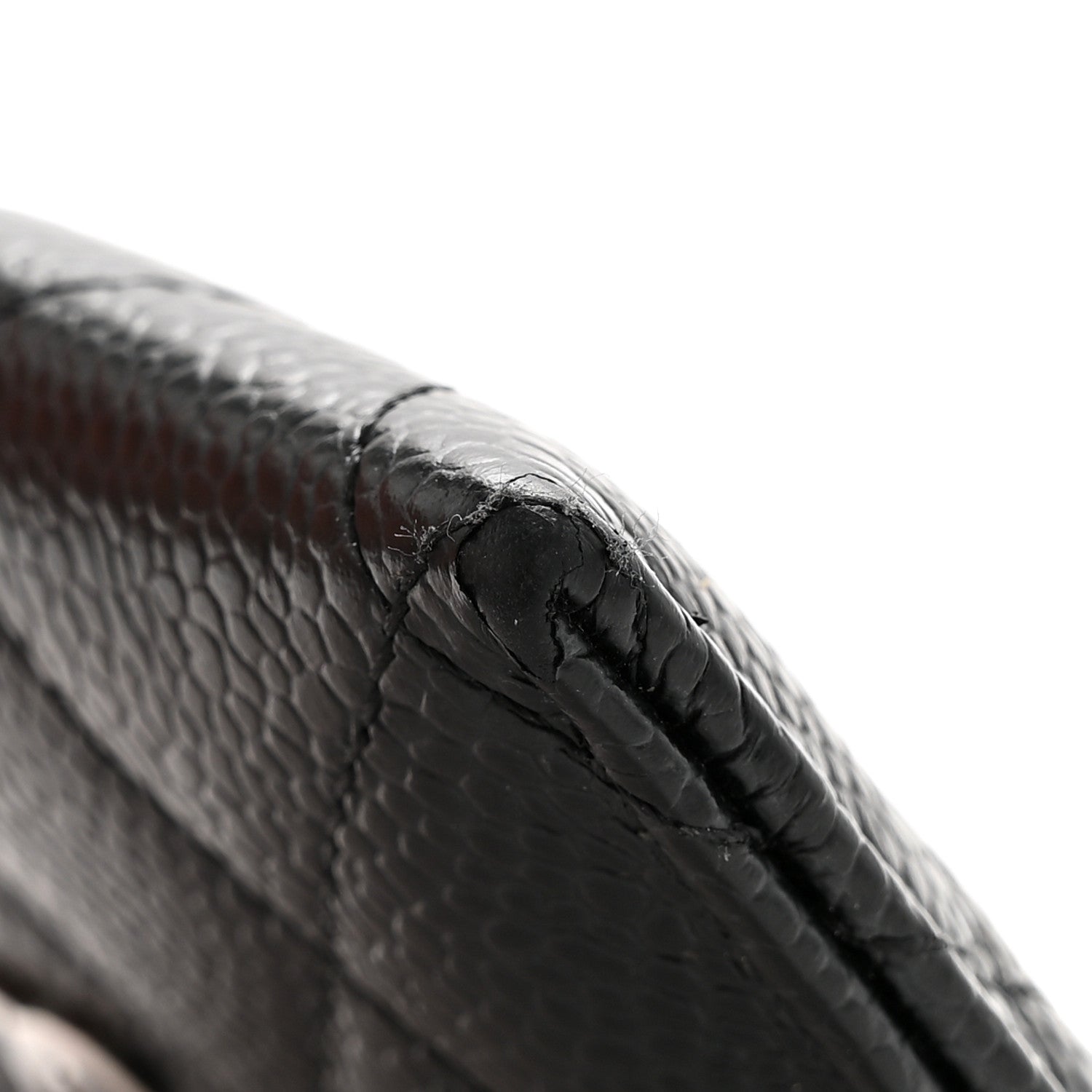Caviar Quilted  Holder Black