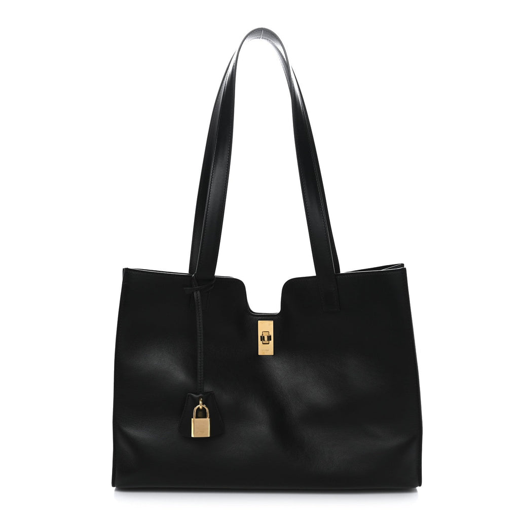 Smooth Calfskin Cabas 16 Bag Black