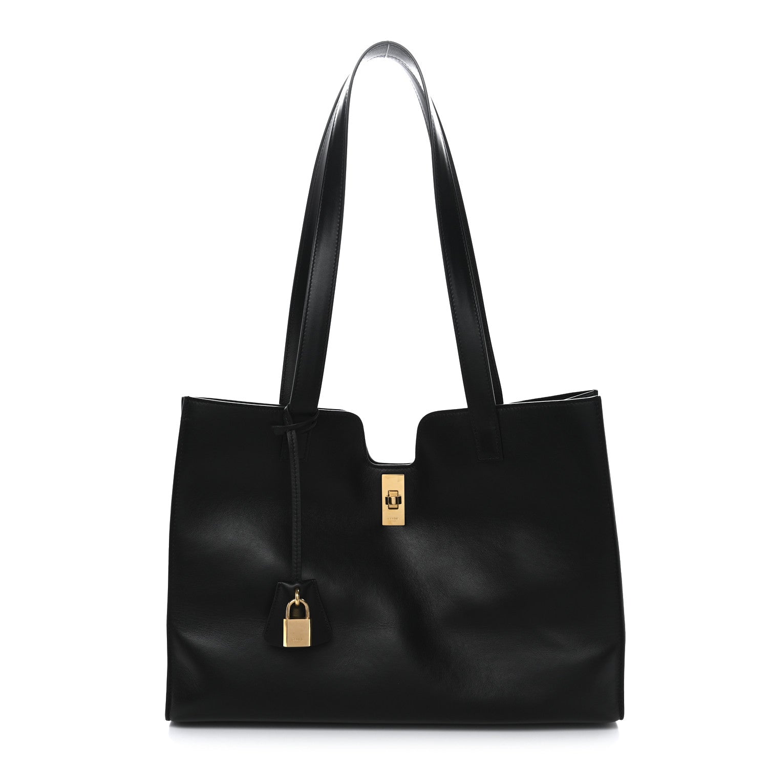 Smooth Calfskin Cabas 16 Bag Black