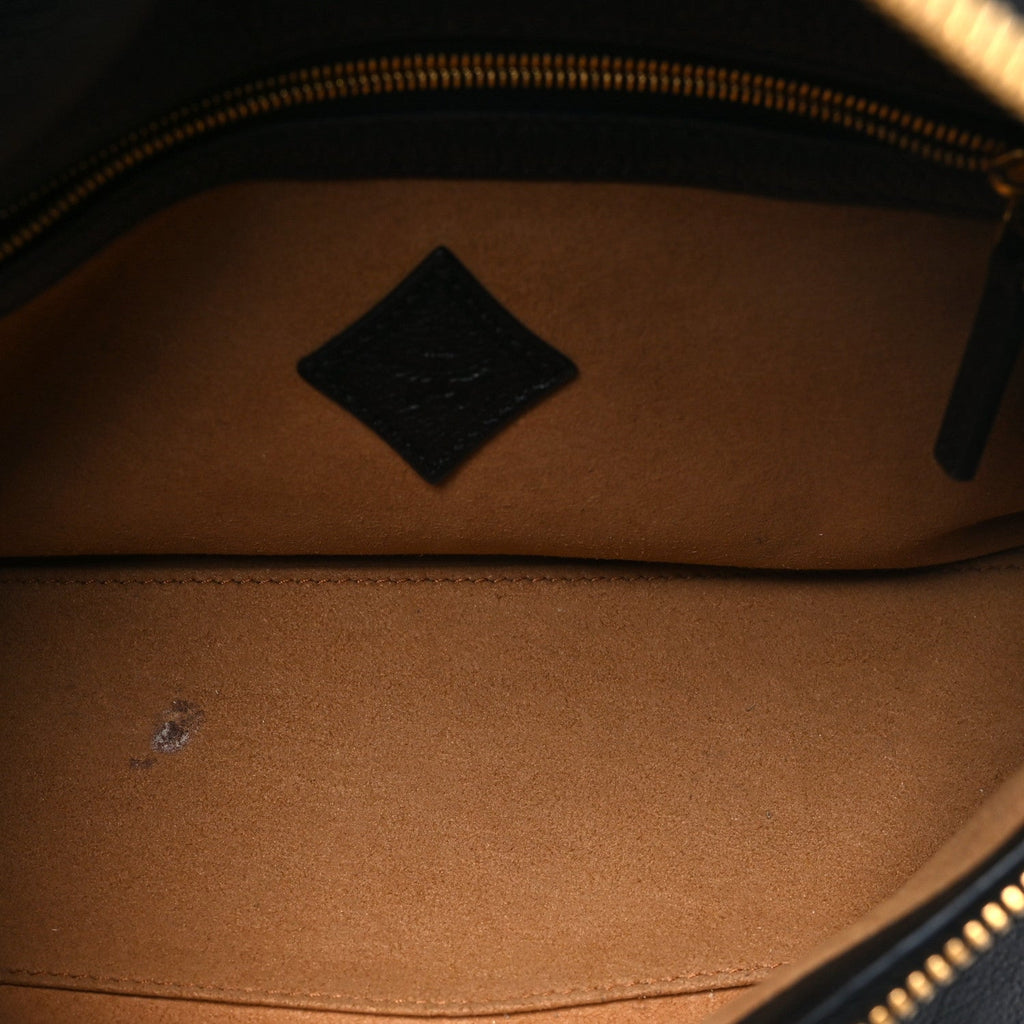 Goatskin Diamant 3D Shoulder Bag Black