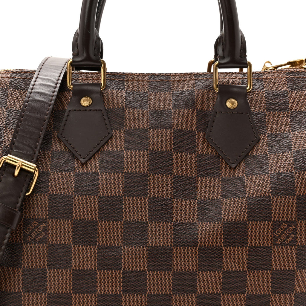 Damier Ebene Speedy Bandouliere 25