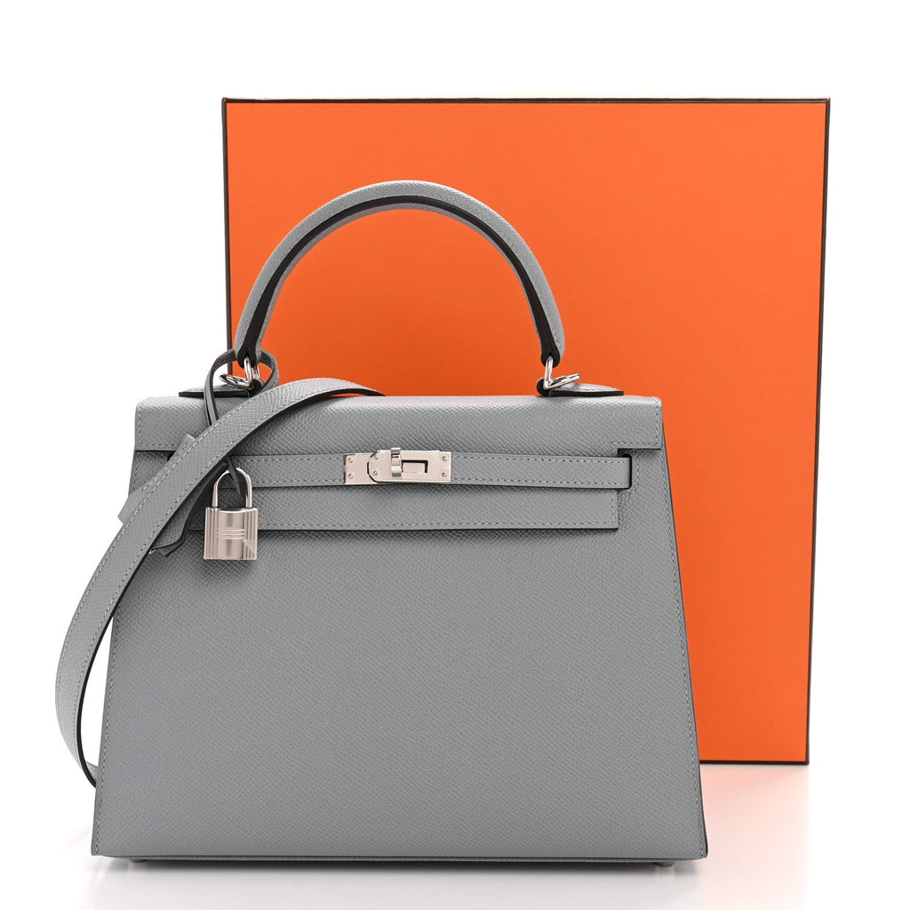 Epsom Kelly Sellier 25 Gris Pantin