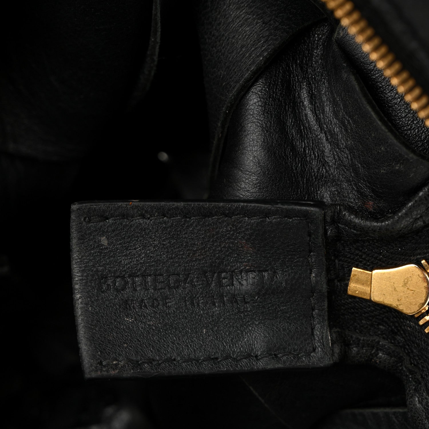 Lambskin Maxi Intrecciato Mini Cassette Camera Bag Black
