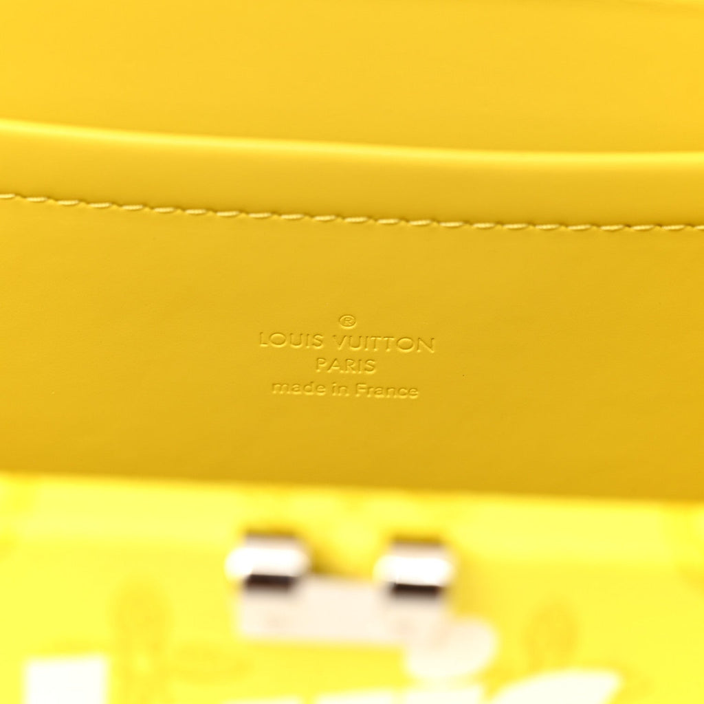 Vintage Monogram Everyday LV Clutch Trunk Jaune