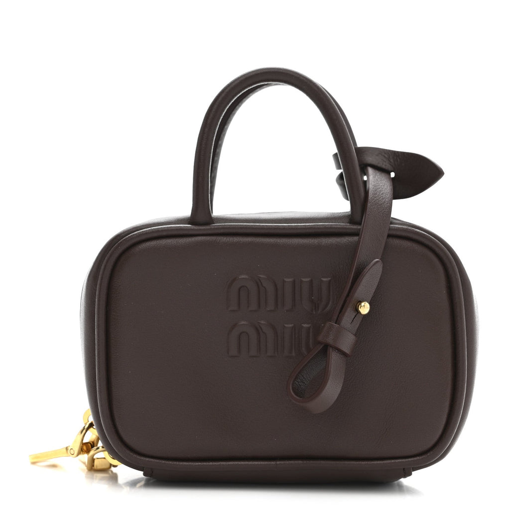 Calfskin Beau Micro Bag Briarwood