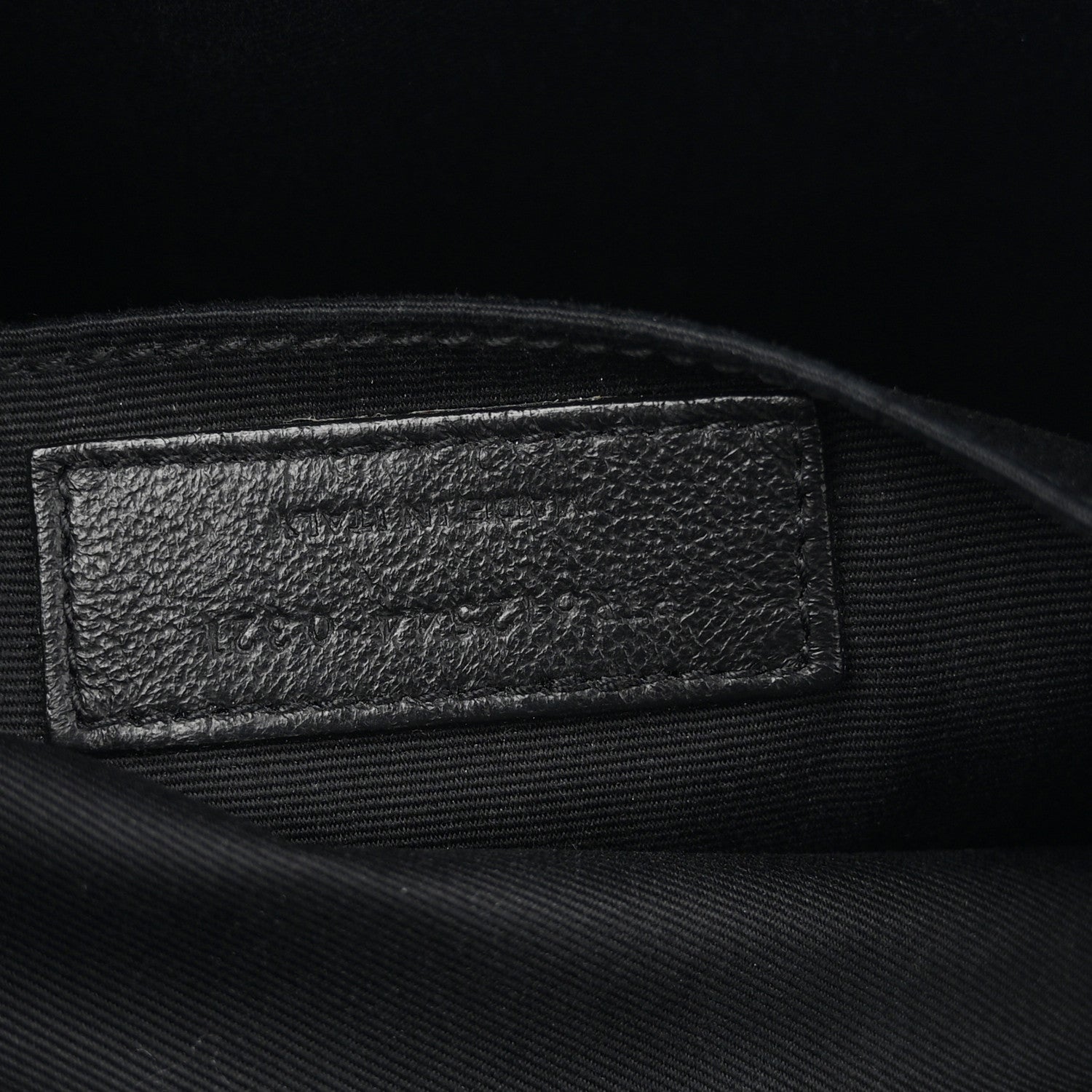 Calfskin Matelasse Monogram Monochrome Lou Camera Bag Black