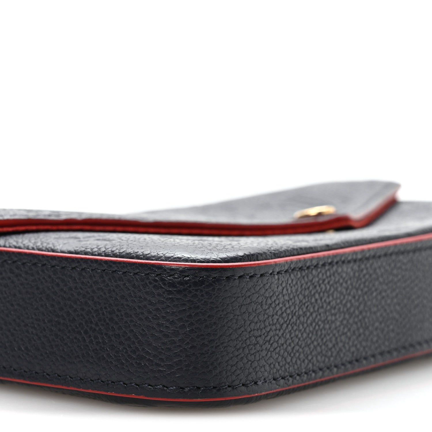Empreinte Pochette Felicie Chain Wallet Marine Rouge