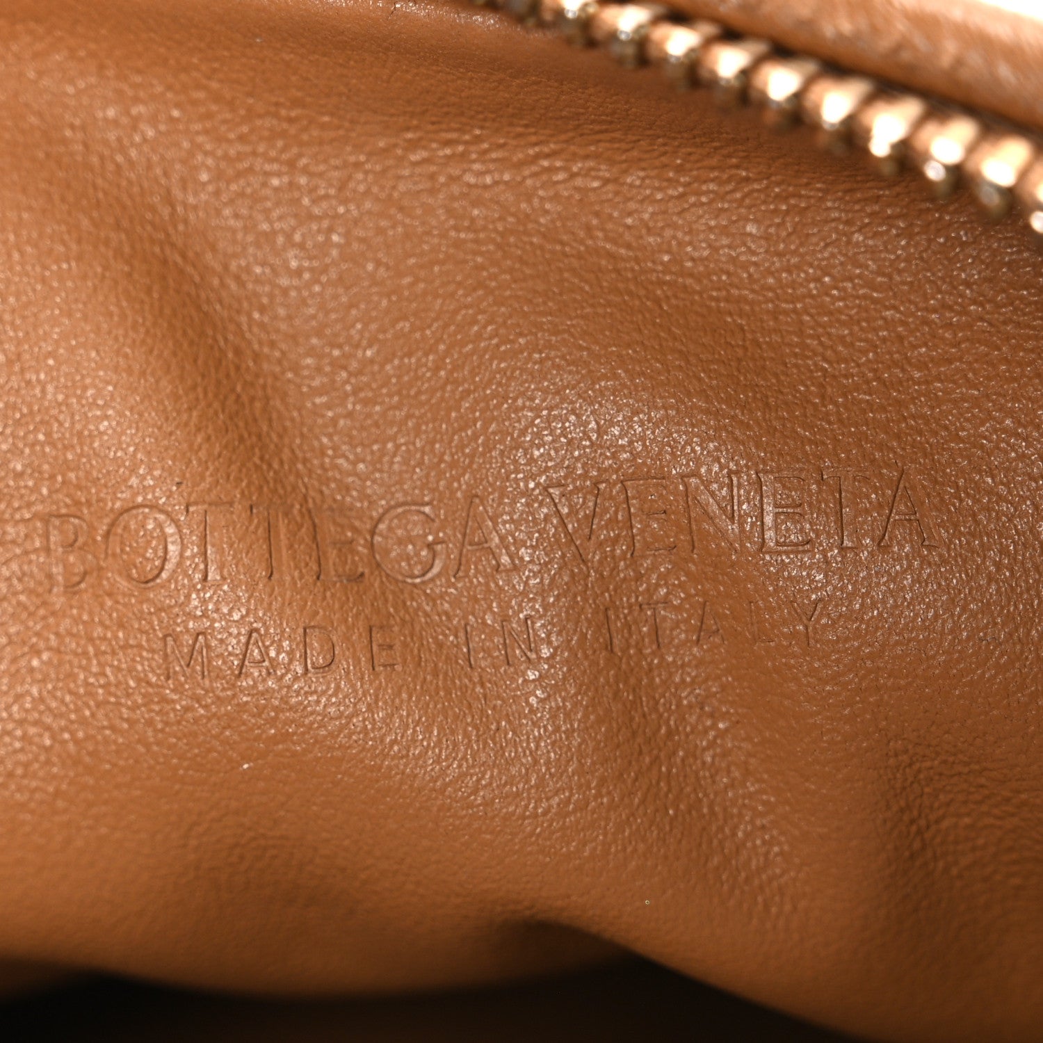Nappa Intrecciato Mini Jodie Caramel