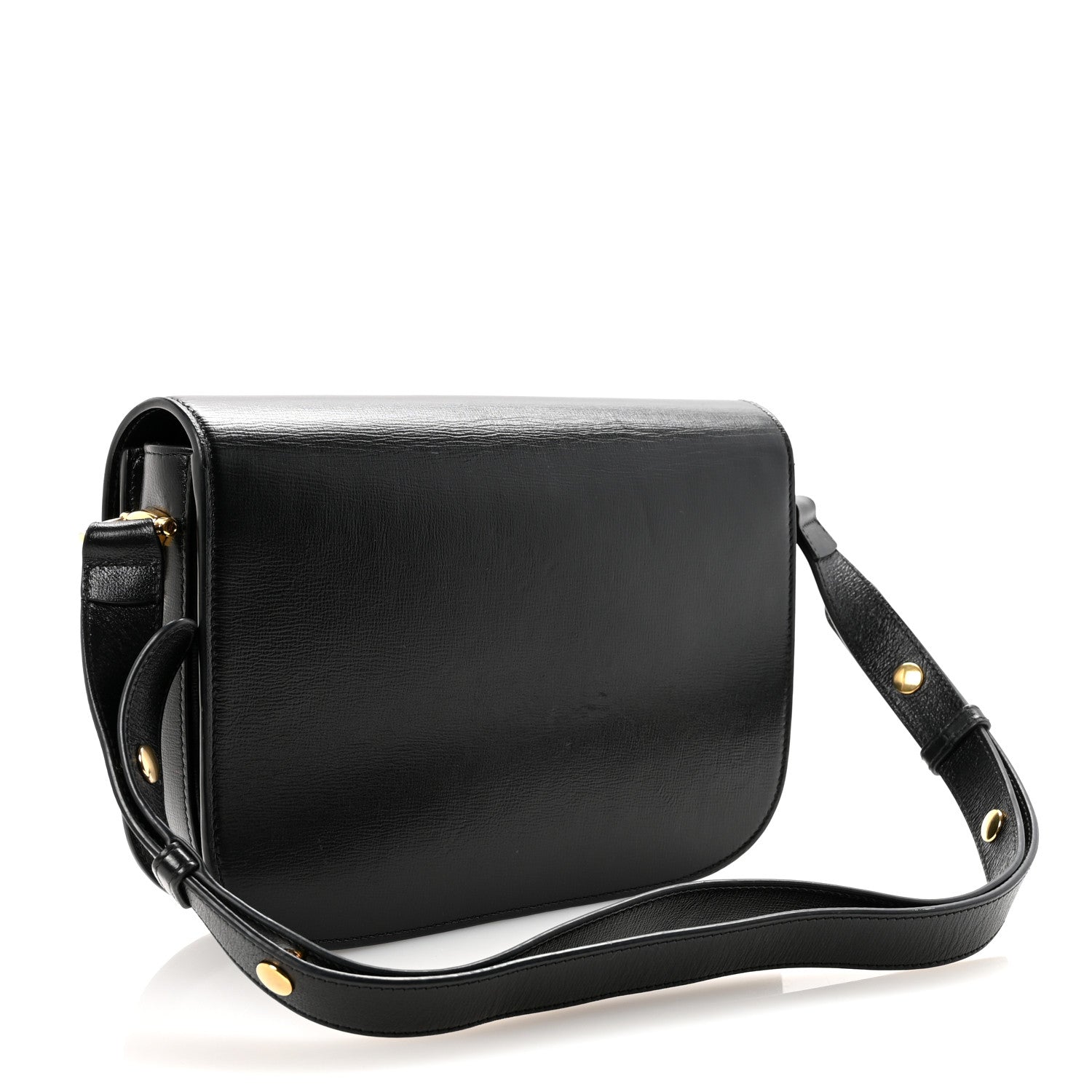 Azalea Calfskin Horsebit 1955 Shoulder Bag Black