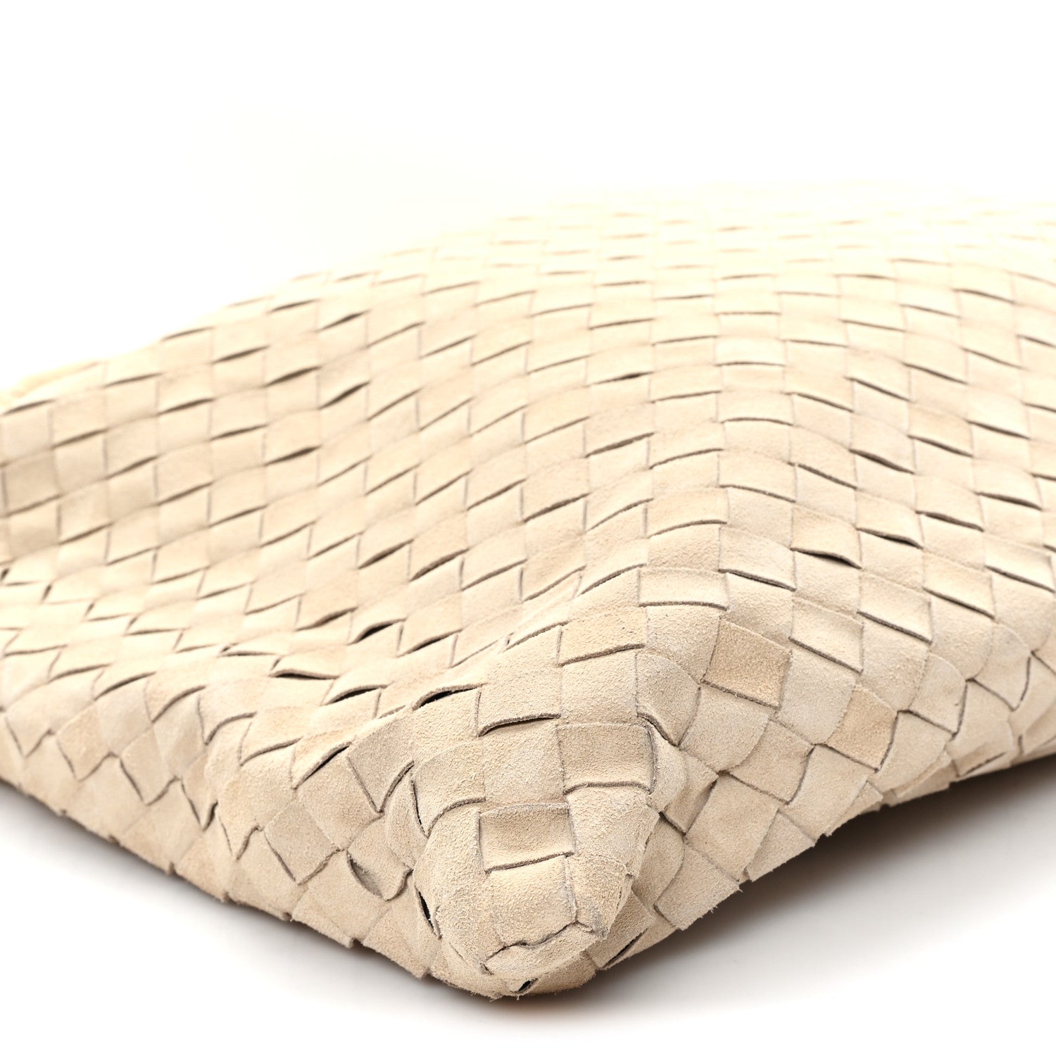 Suede Intrecciato Large Hop Ecru