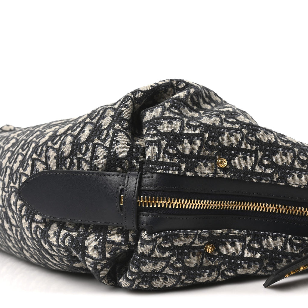 Oblique Large D-Journey Bag Blue