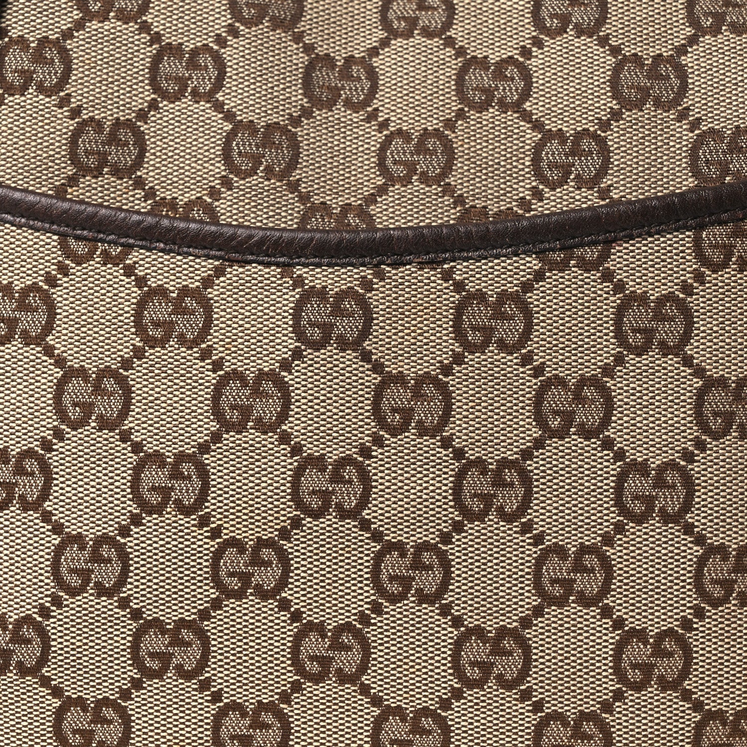 Monogram Calfskin Perforated Medium Flat Messenger Bag Dark Brown