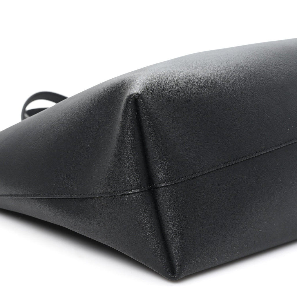 Calfskin Large Shopping Tote Black
