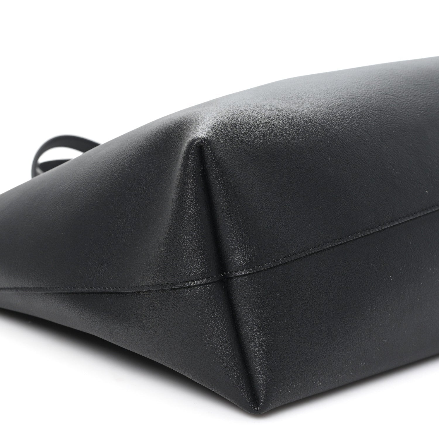 Calfskin Large Shopping Tote Black