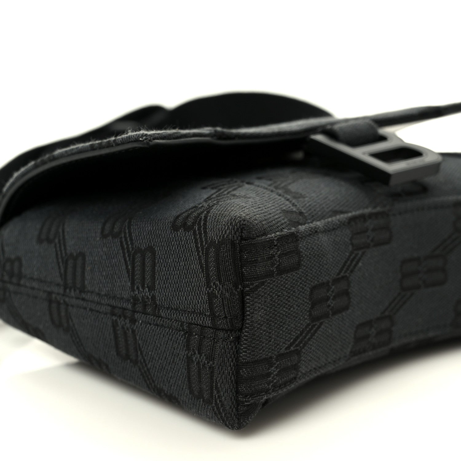 BB Jacquard Monogram  XSS Downtown Shoulder Bag Black