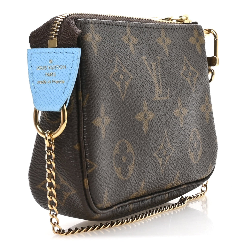 Monogram 2022 Christmas Animation Tokyo Mini Pochette Accessories Blue