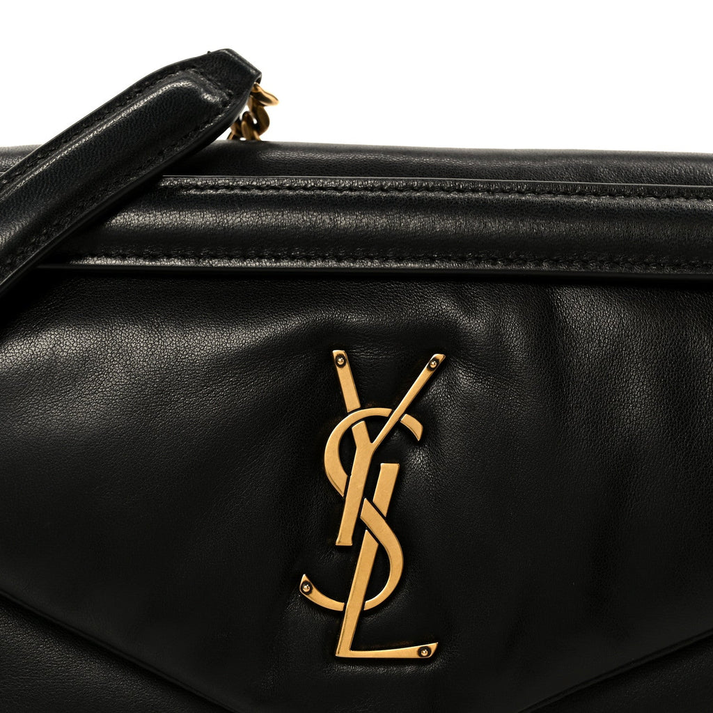 Plunged Lambskin Calypso Black
