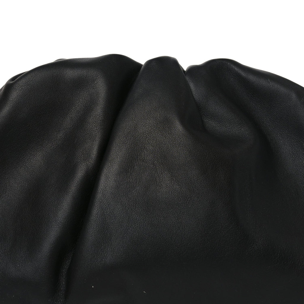 Smooth Butter Calf The Pouch Oversized Clutch Black