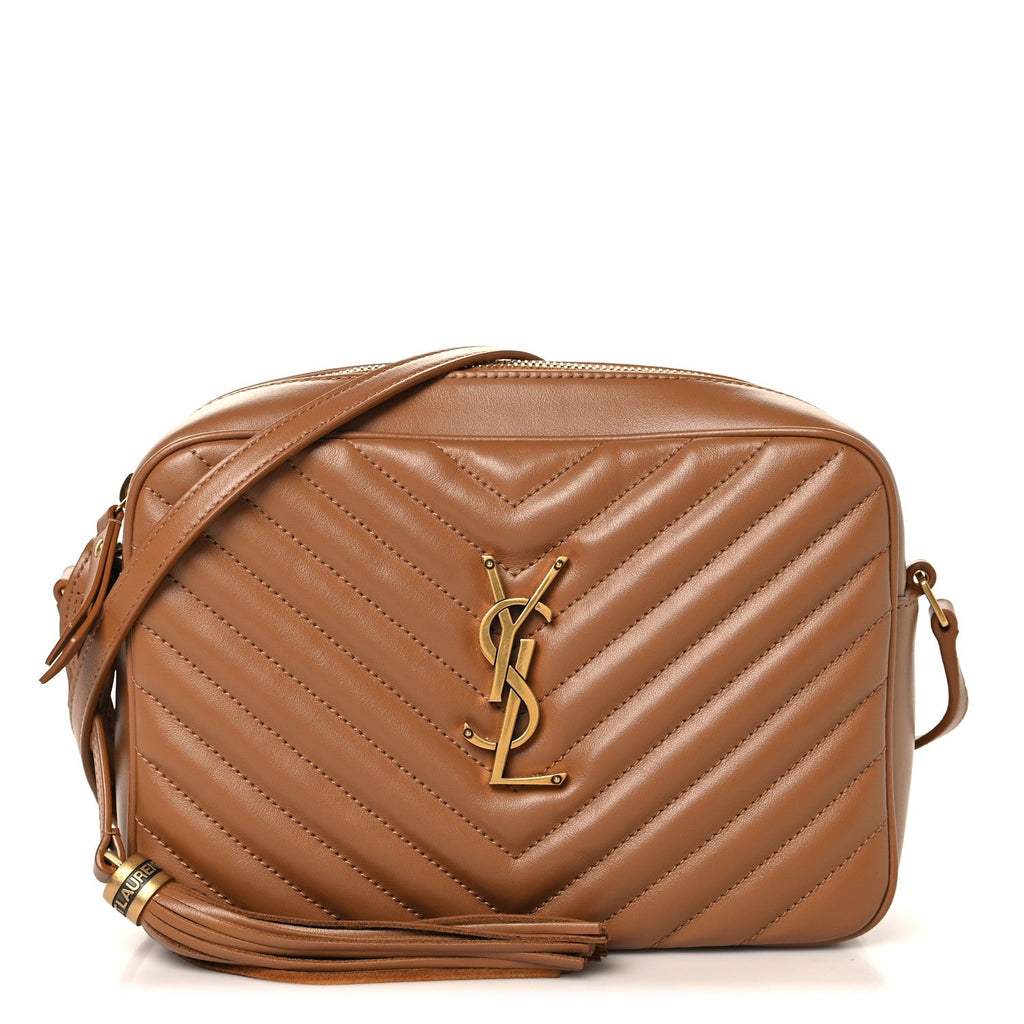 Calfskin Matelasse Monogram Lou Camera Bag Cinnamon