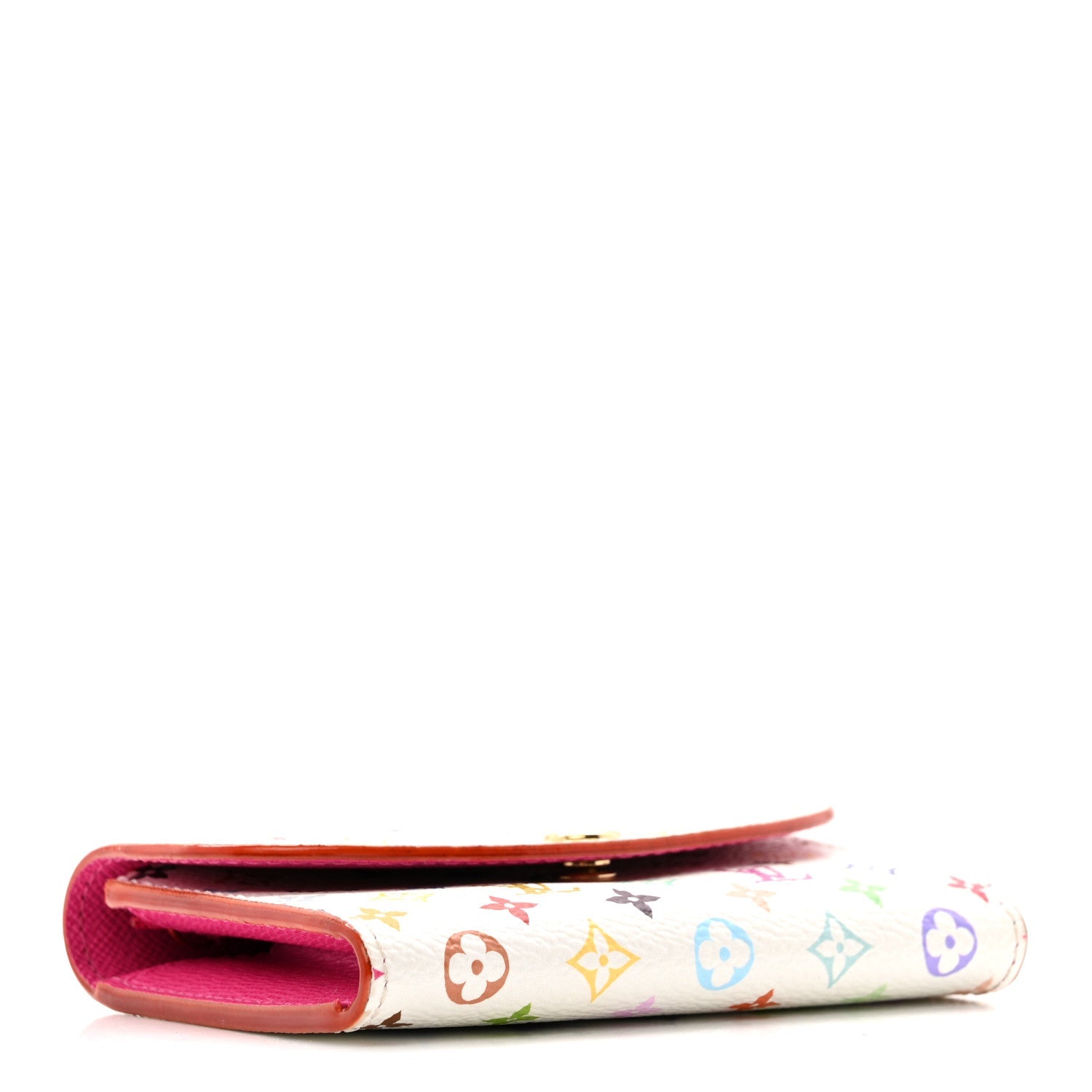 LV X TM Monogram Multicolor Rosalie Coin Purse White Kawaii Pink