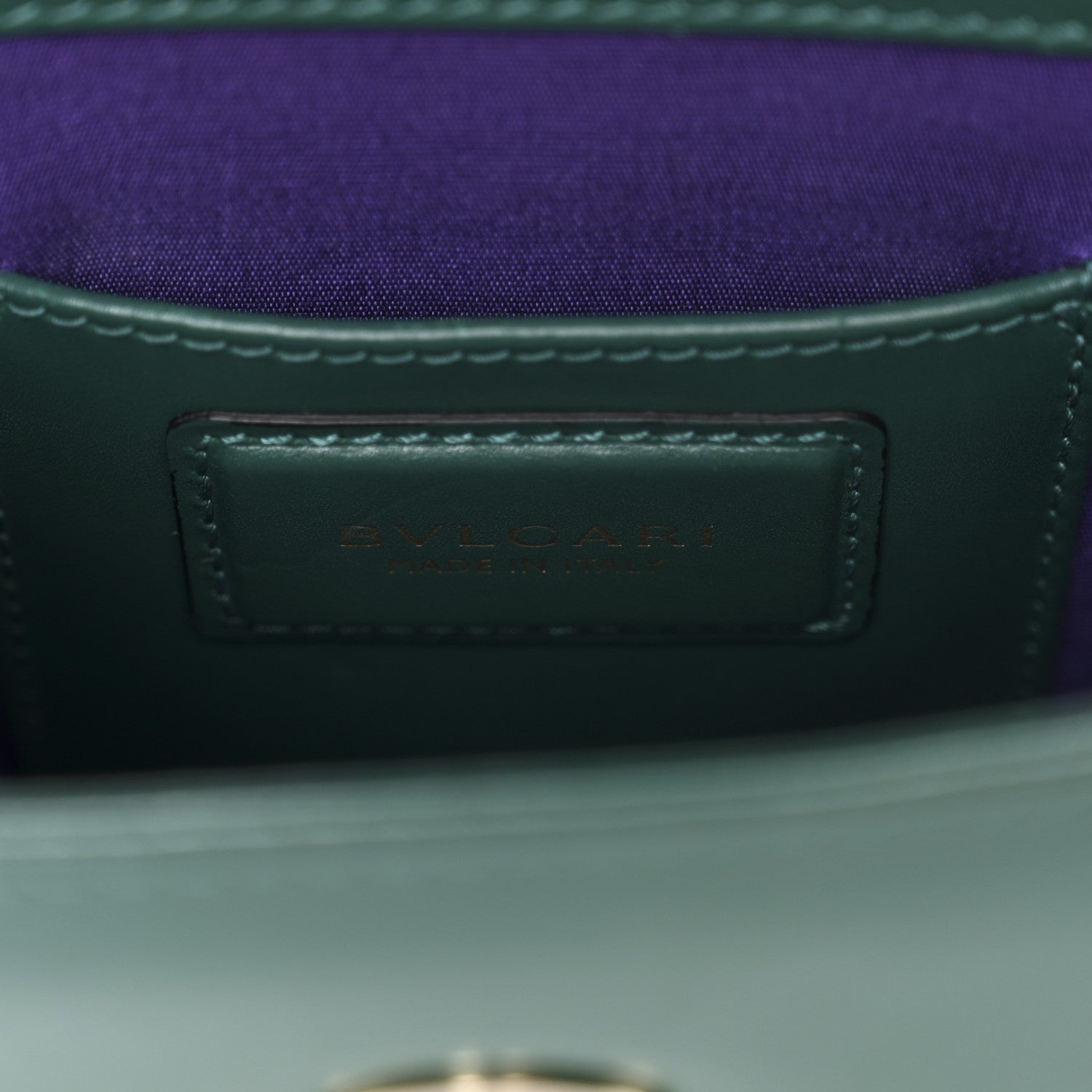 Calfskin Small Serpenti Forever Snake Strap Crossbody Bag Emerald Green