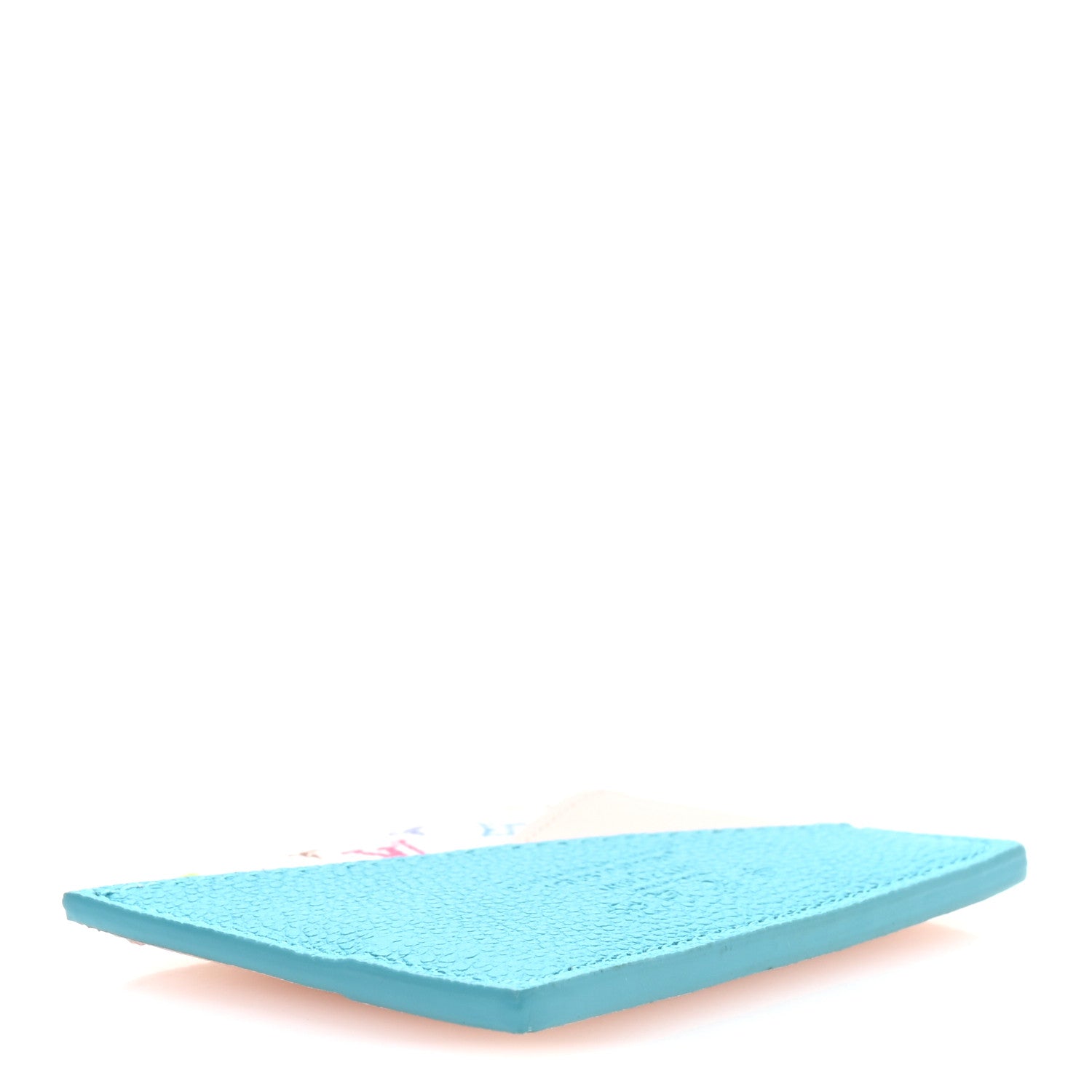 LV X TM Monogram Multicolor Criss-Cross  Holder Kabira Blue Rose