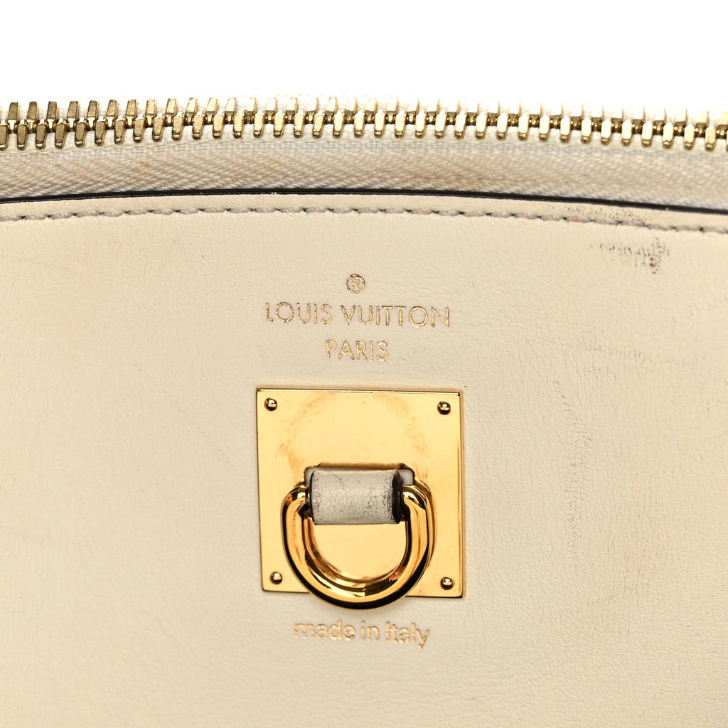 Taurillon City Steamer MM Creme Beige Black