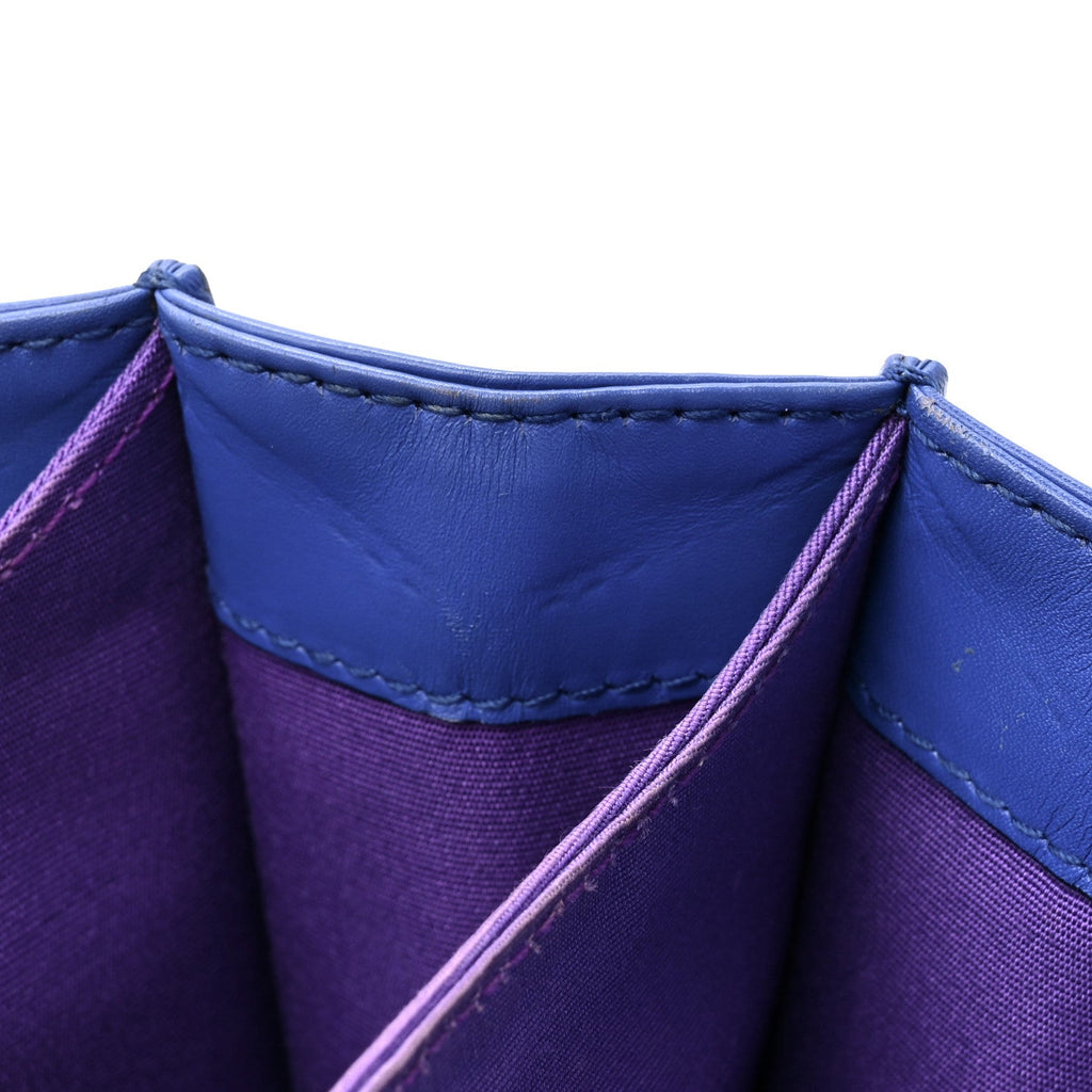 Calfskin Serpenti Forever Top Handle Blue
