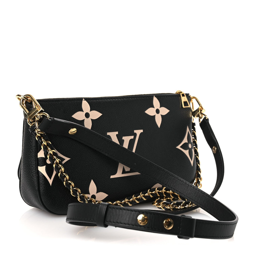 Empreinte Monogram Giant Multi Pochette Accessories Black Beige