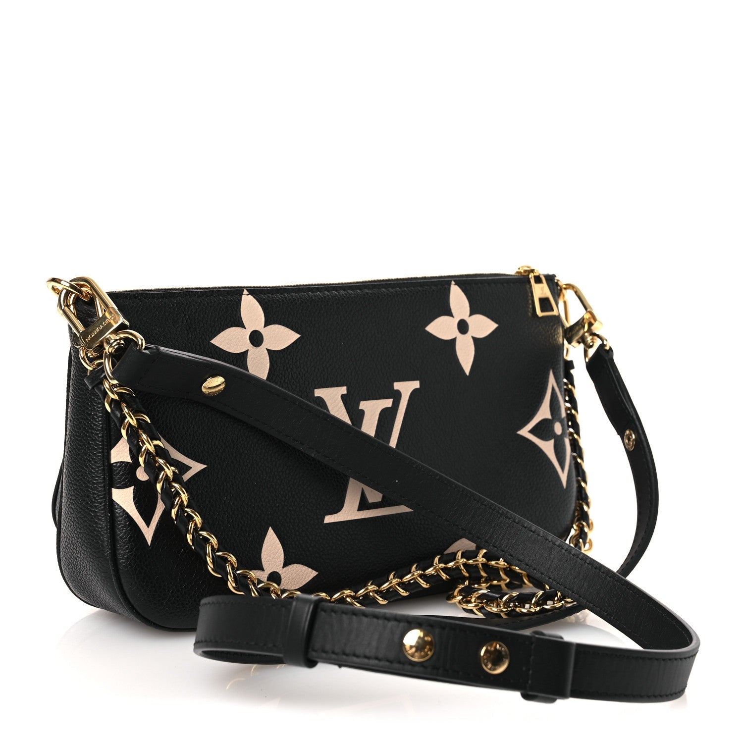 Empreinte Monogram Giant Multi Pochette Accessories Black Beige