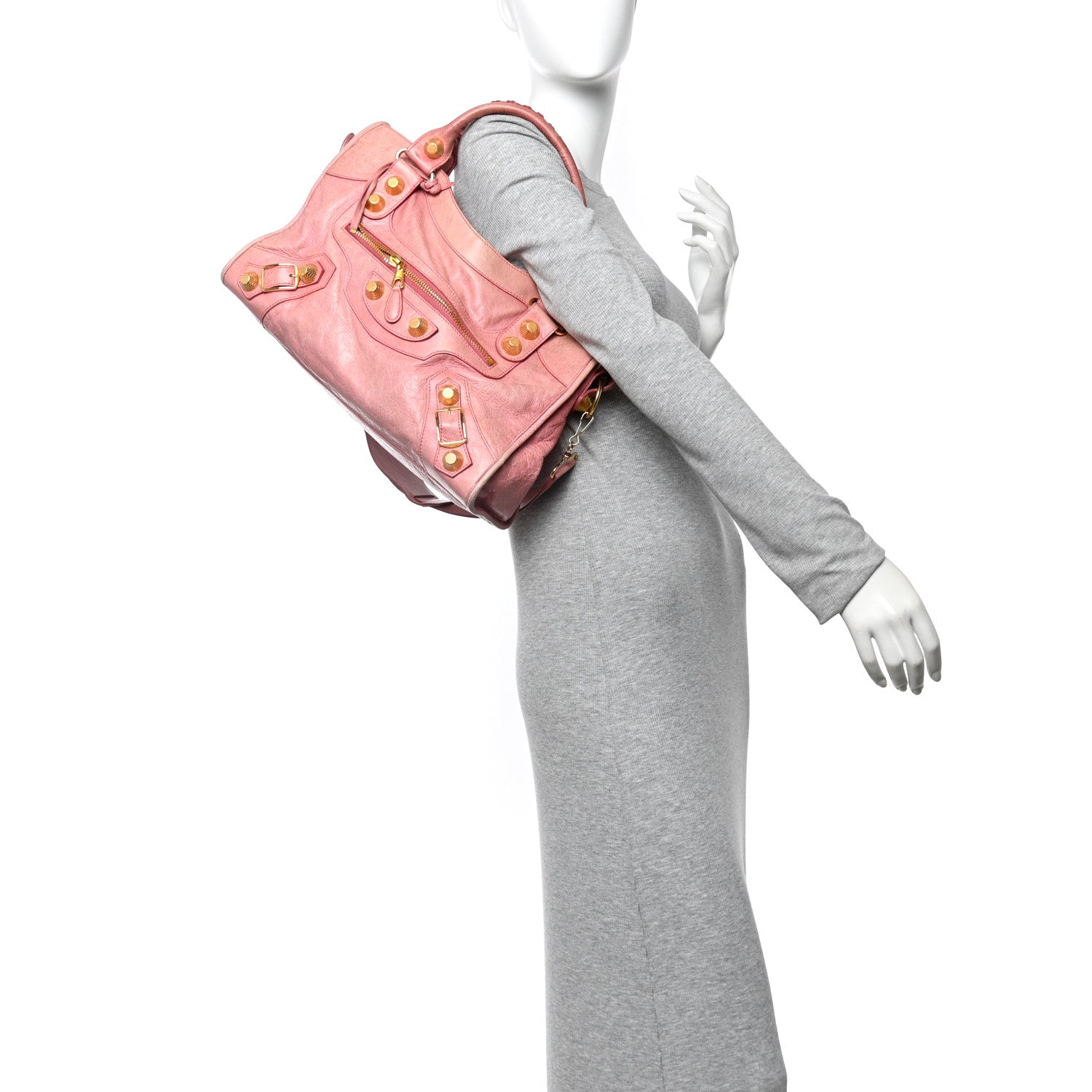 Agneau Giant 21 Gold Hardware City Bubblegum